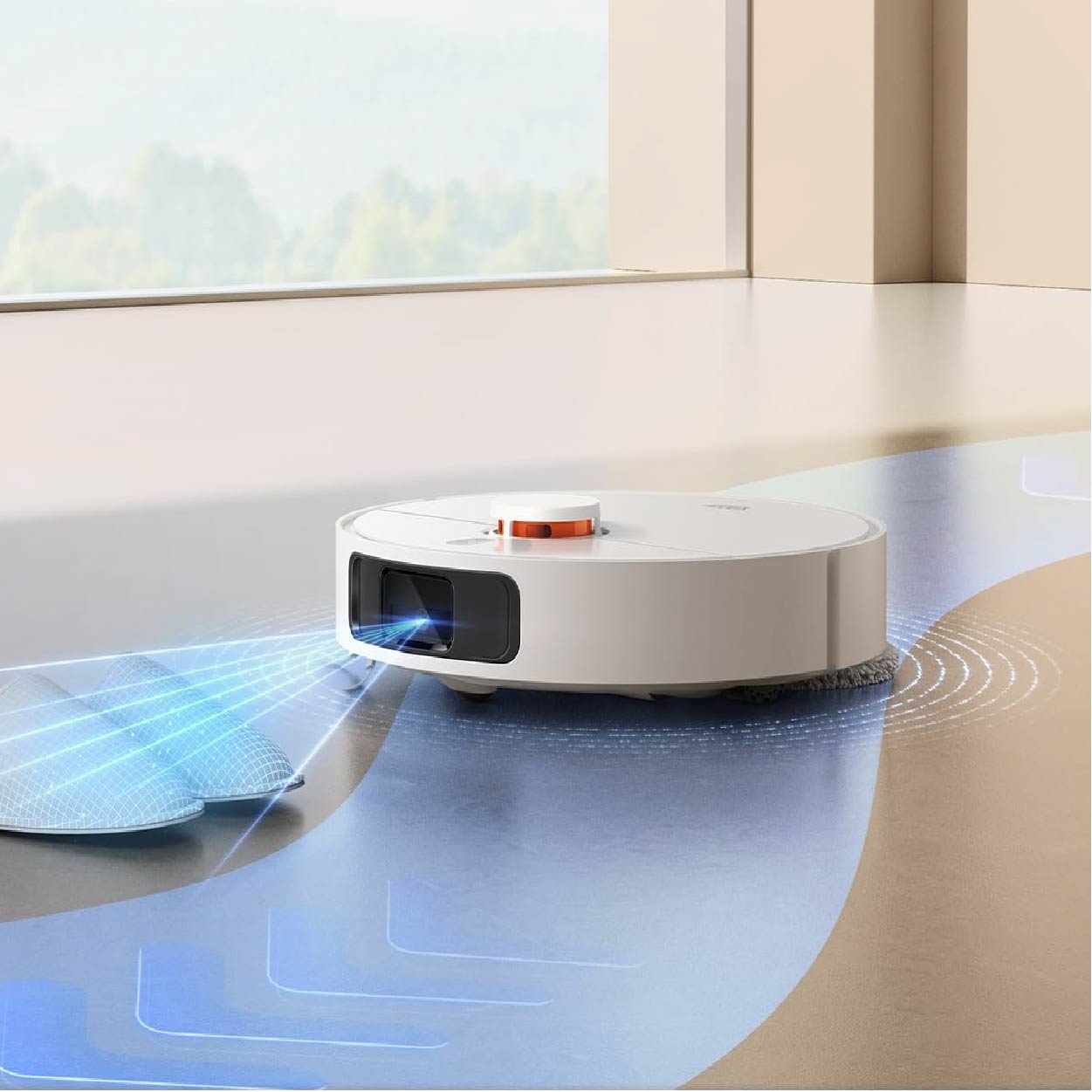 Xiaomi Robot Vacuum X20+ with Smart Base Station 6000Pa Suction Power, - Image 4